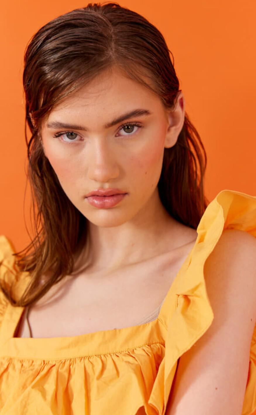 Hunkøn Top - Holly - Apricot