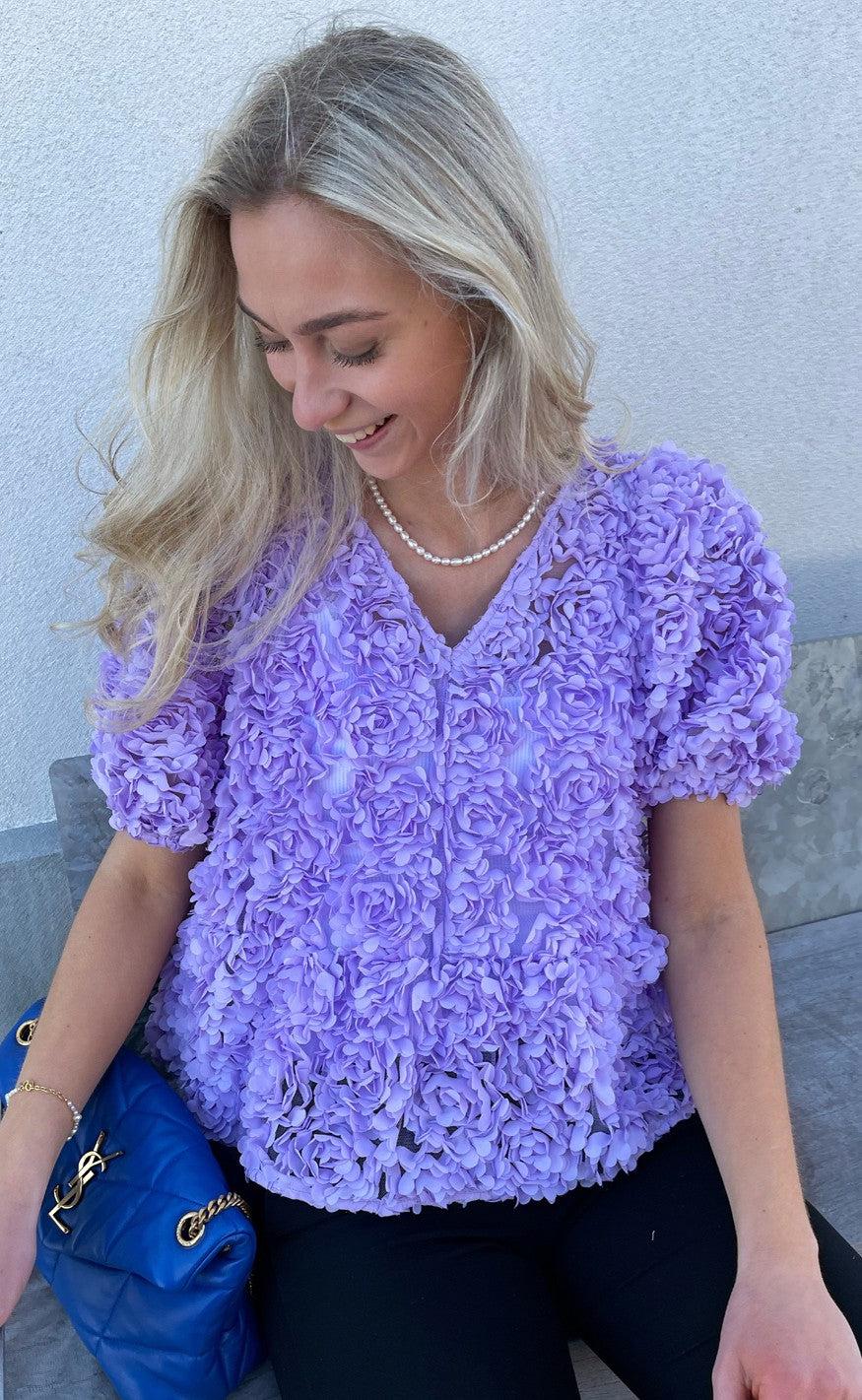 Hunkøn Top - Leia - Lavender