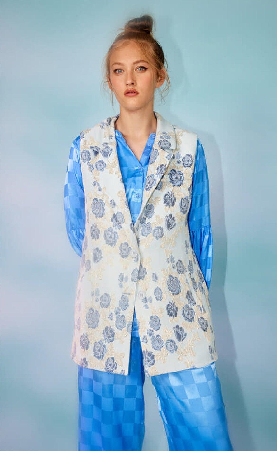 Hunkøn Vest - Aino - Blue