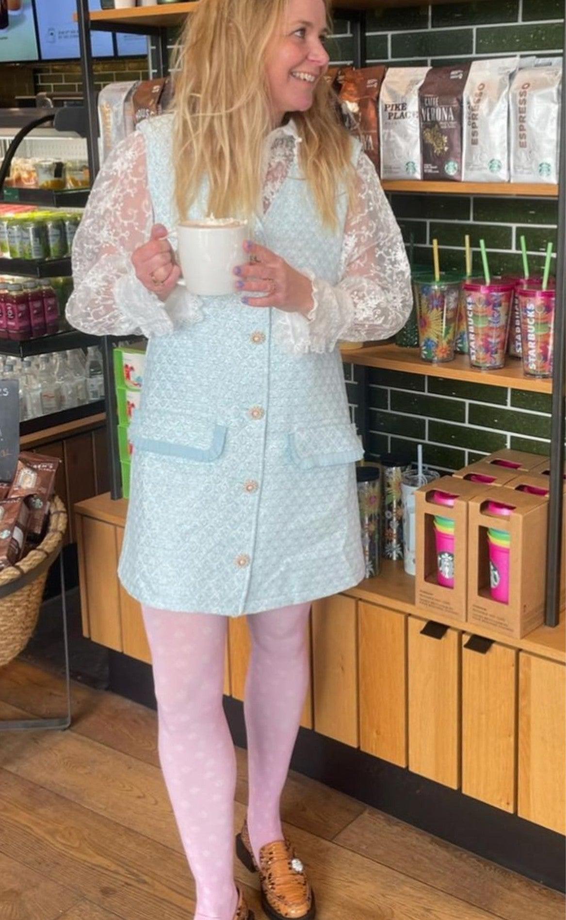Hunkøn Vest - Amelia - Light Blue