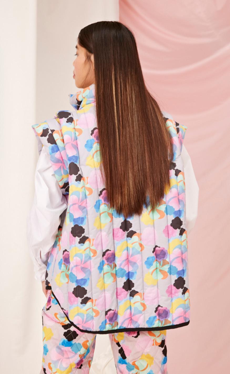 Hunkøn Vest - Grace - Candy Clouds Art Print