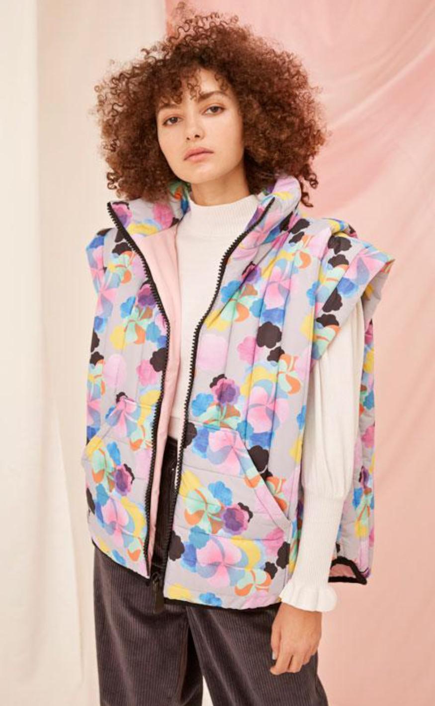 Hunkøn Vest - Grace - Candy Clouds Art Print