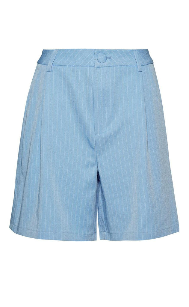 INA Copenhagen Shorts - Mai - Blue Pinstripe