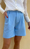 INA Copenhagen Shorts - Mai - Blue Pinstripe