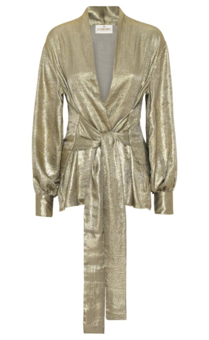 Karmamia Copenhagen Bluse - Lola - Gold Fever