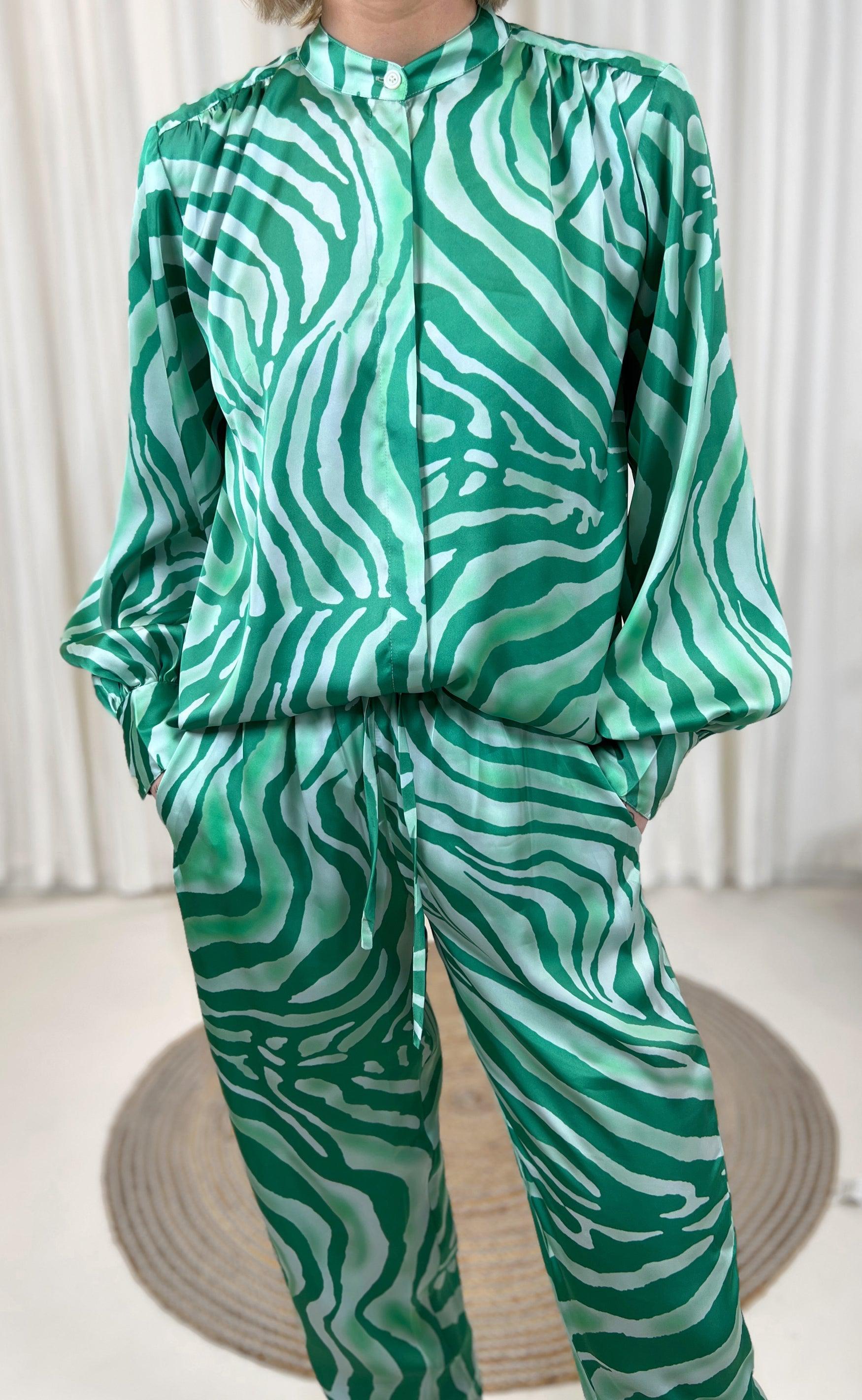 Karmamia Copenhagen Bukser - Cora - Green Tiger