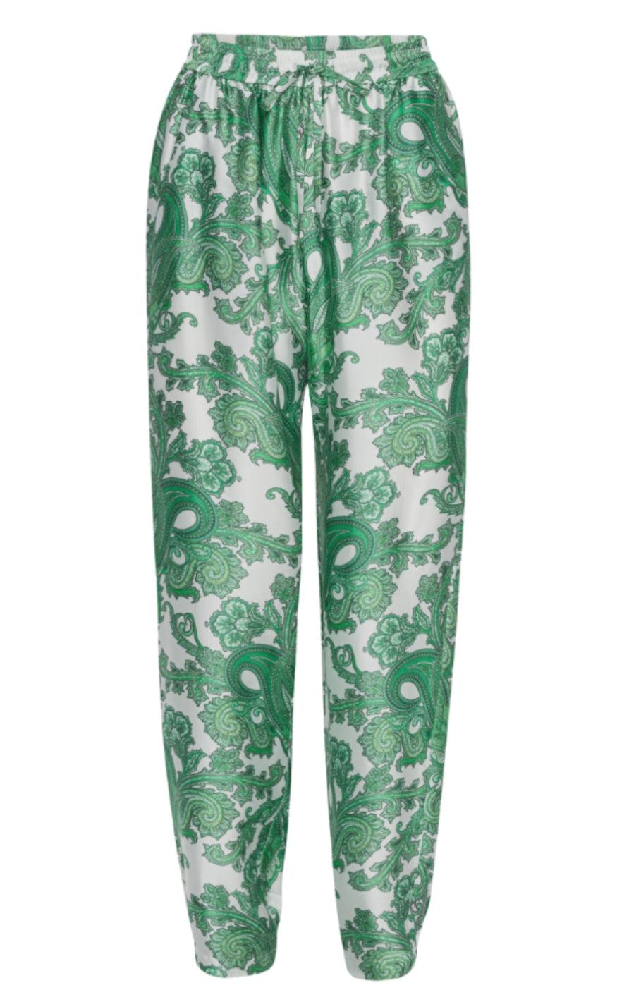 Karmamia Copenhagen Bukser - Cora - Paisley Green