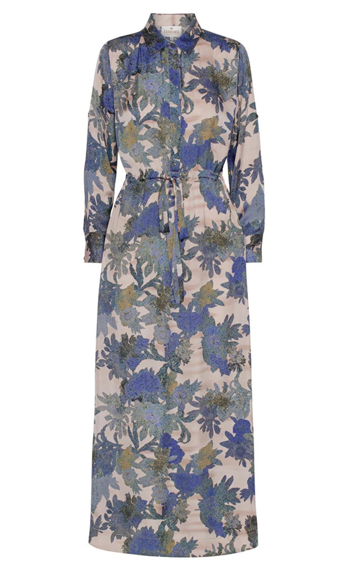 Karmamia Copenhagen Kjole - Nakita - Indigo Flower