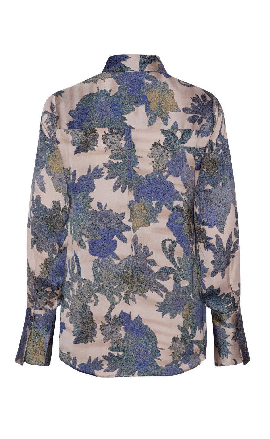Karmamia Copenhagen Skjorte - Zoe - Indigo Flower