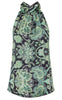 Karmamia Copenhagen Top - Eloise - Emerald Paisley