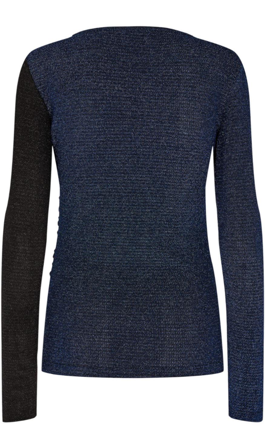 Liberte Bluse - Ingrid - Blue Black Mix