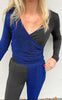 Liberte Bluse - Ingrid - Blue Black Mix