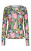 Liberte Bluse - Mesh - Flower Bird Black
