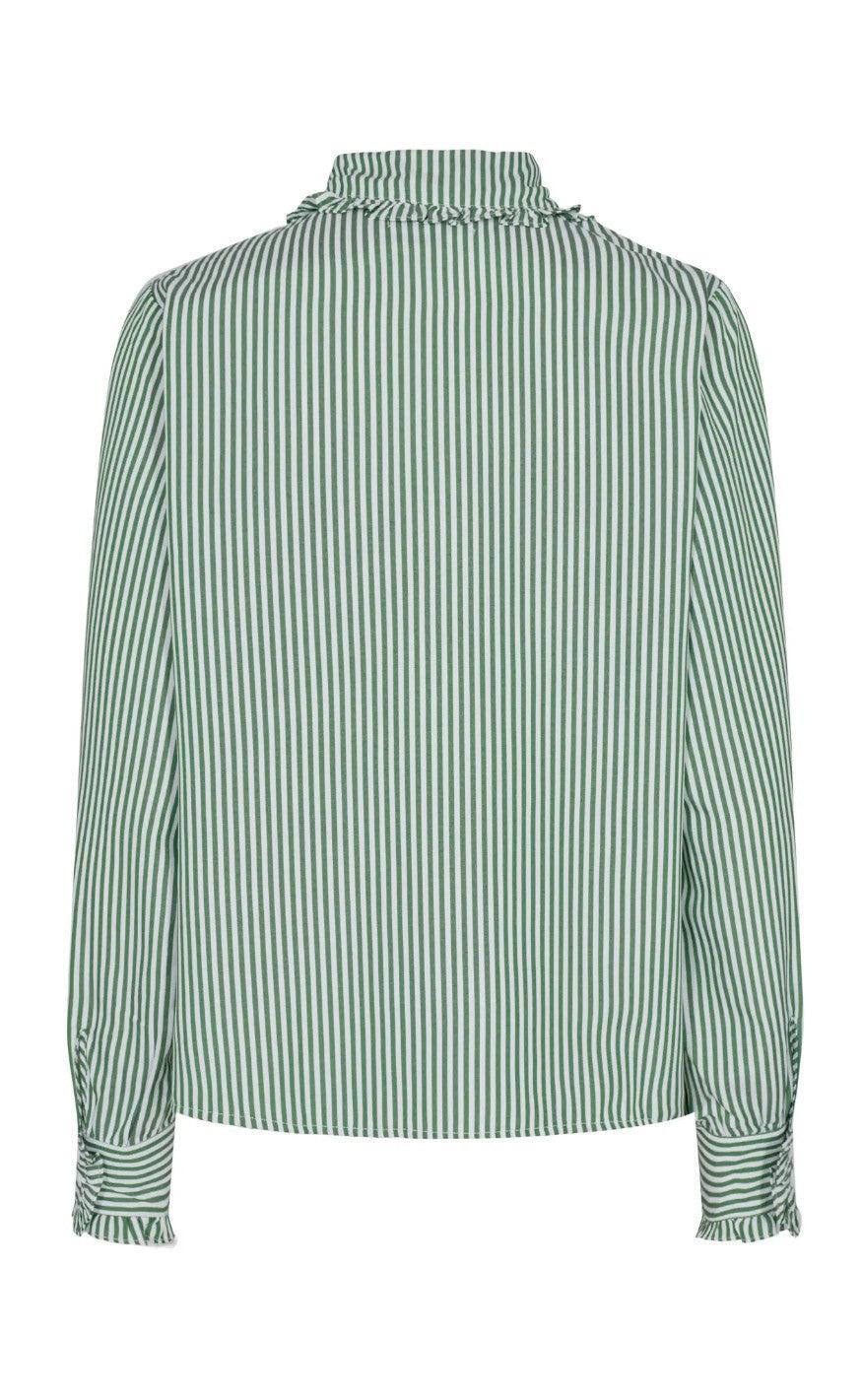 Liberte Bluse - Sia - Green Stripe