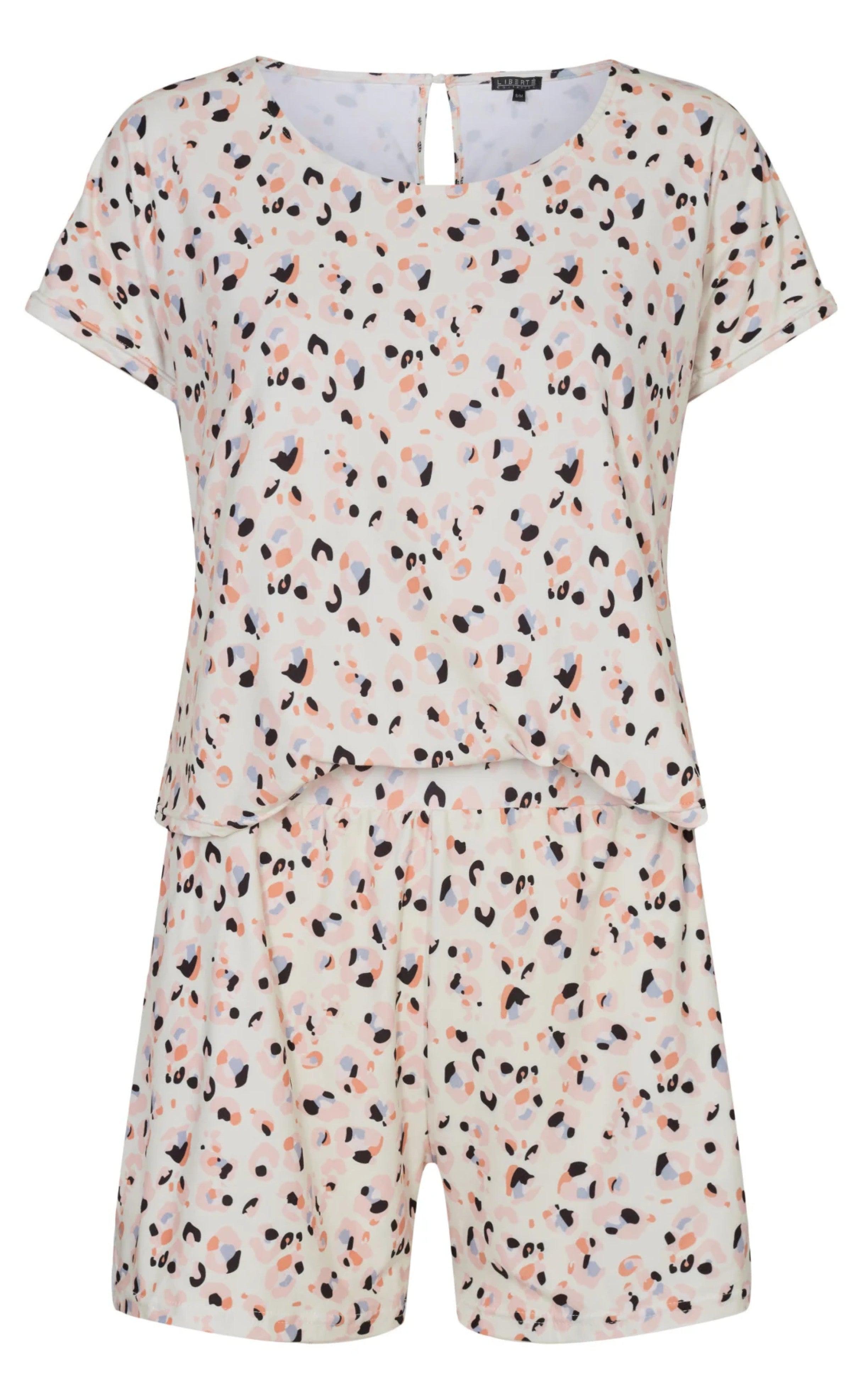 Liberte Jumpsuit - Alma Short - Pastel Leo