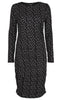 Liberte Kjole - Alma - Black Silver Dot
