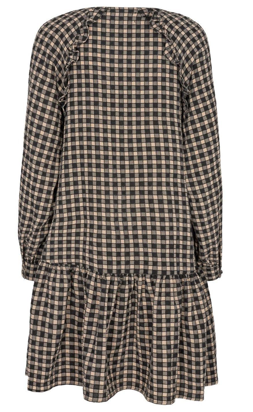 Liberte Kjole - Dana - Black Sand Check