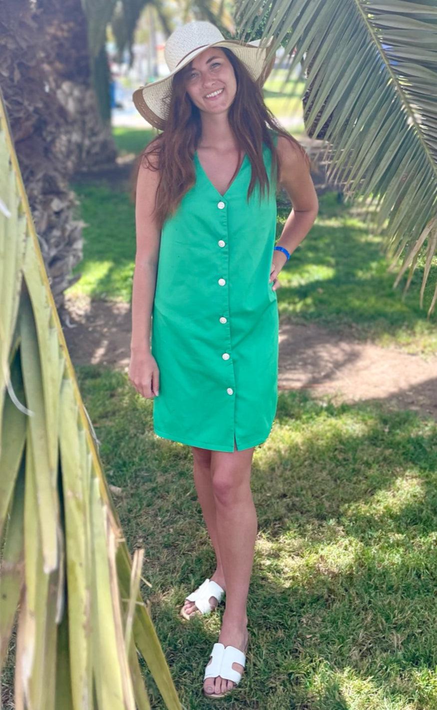 Liberte Kjole - Dibby - Green