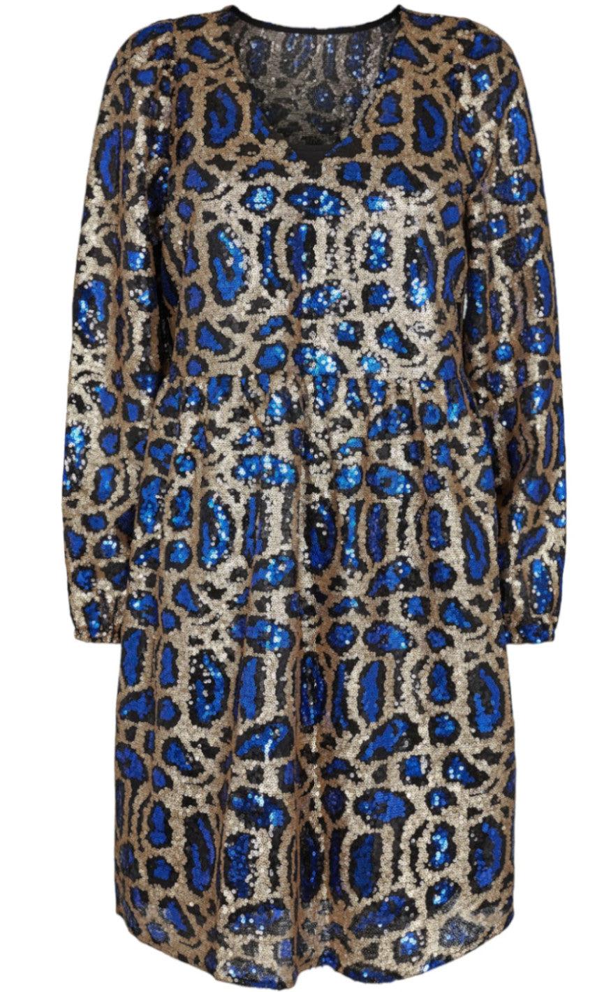 Liberte Kjole - Iris - Blue Zebra