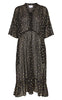 Liberte Kjole - Karoline - Black Gold Flower