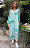 Liberte Kjole - Martine - Green Paisley