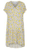 Liberte Kjole - Signe - Yellow Flower