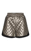 Liberte Shorts - Meta Quilt - Dark Grey Metalic