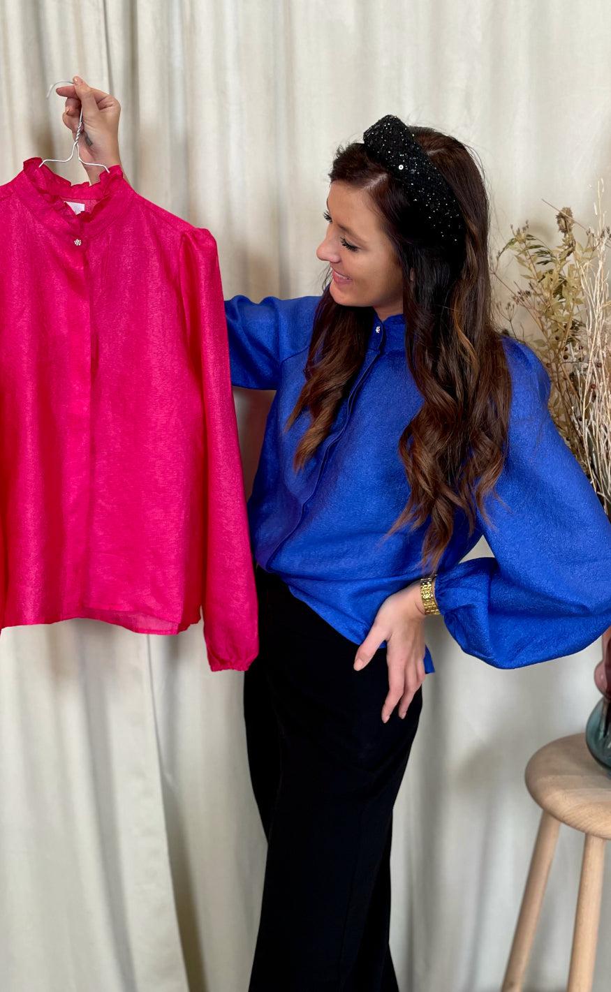 Liberte Skjorte - Ianna - Electric Blue