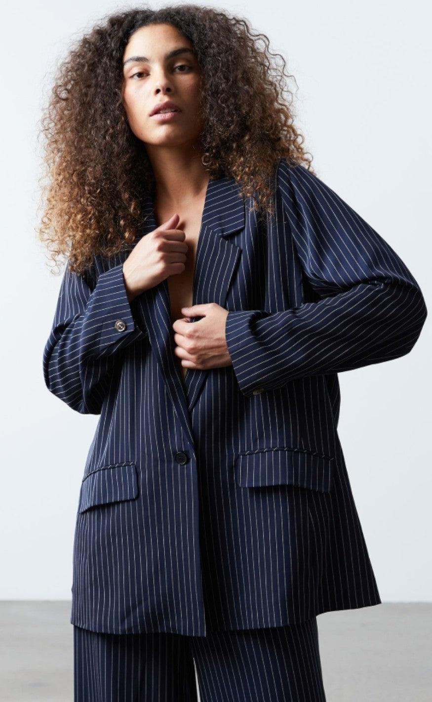 Lollys Laundry Blazer - Ally - Dark Blue