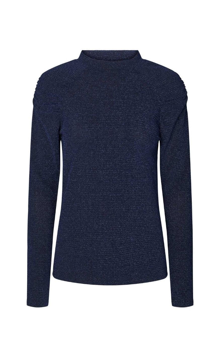 Lollys Laundry Bluse - Ellen - Dark Blue