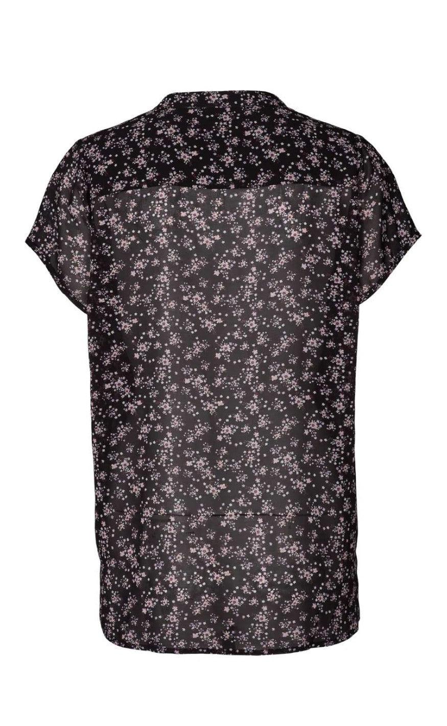Lollys Laundry Bluse - Heather - Black