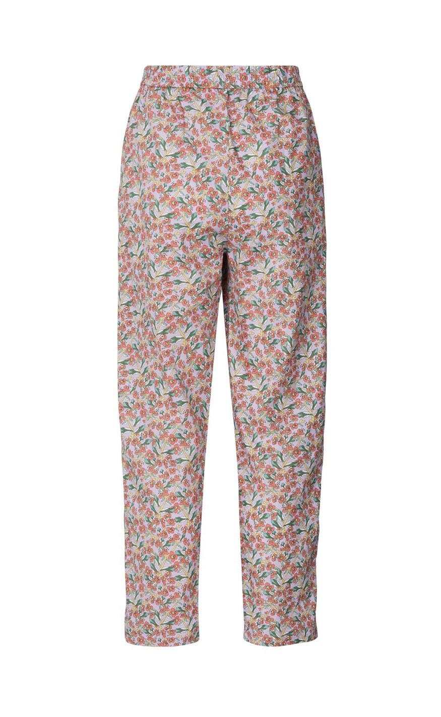 Lollys Laundry Bukser - Bill - Flower print rose