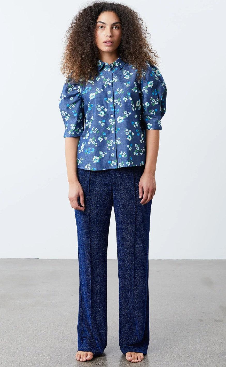 Lollys Laundry Bukser - Chile - Dark Blue