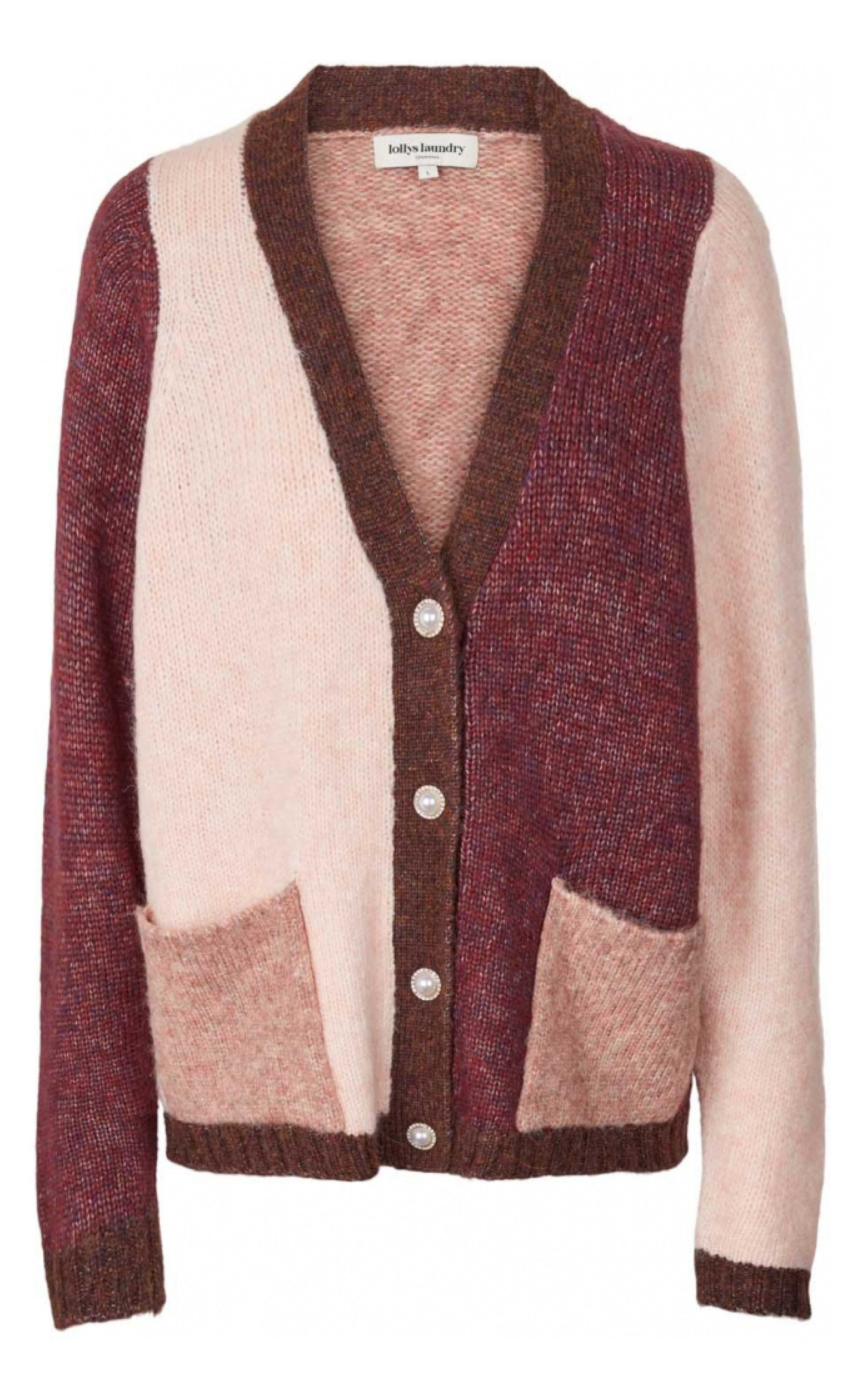 Lollys Laundry Cardigan - Frost - Rose