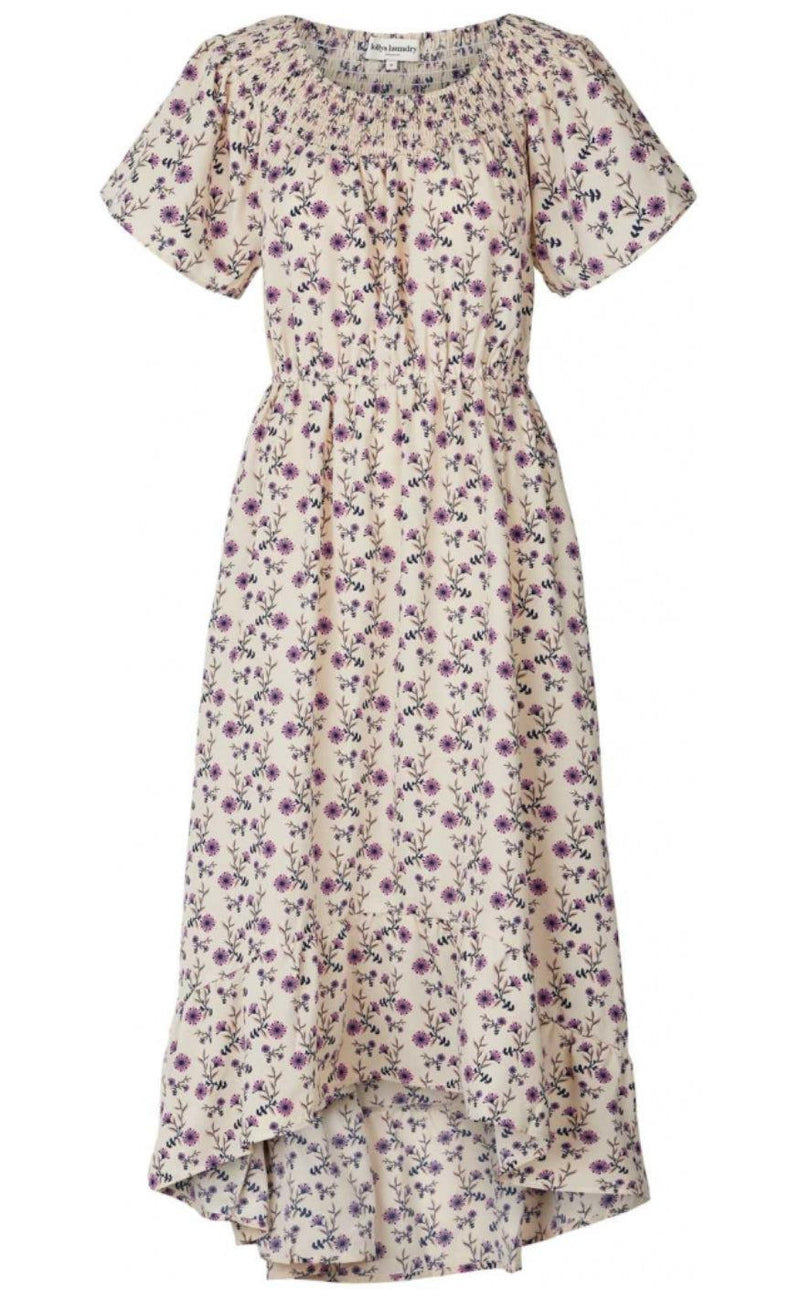 Lollys Laundry Dress - Flora - Creme