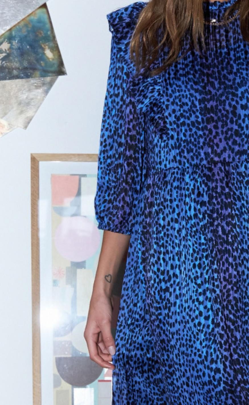 Lollys Laundry Kjole - Cana - Blue