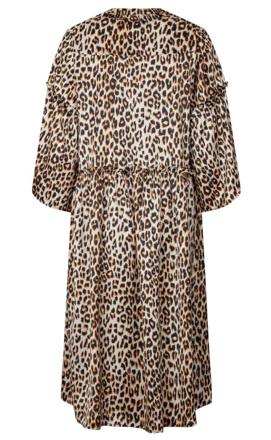 Lollys Laundry Kjole - Feline - Leopard Print