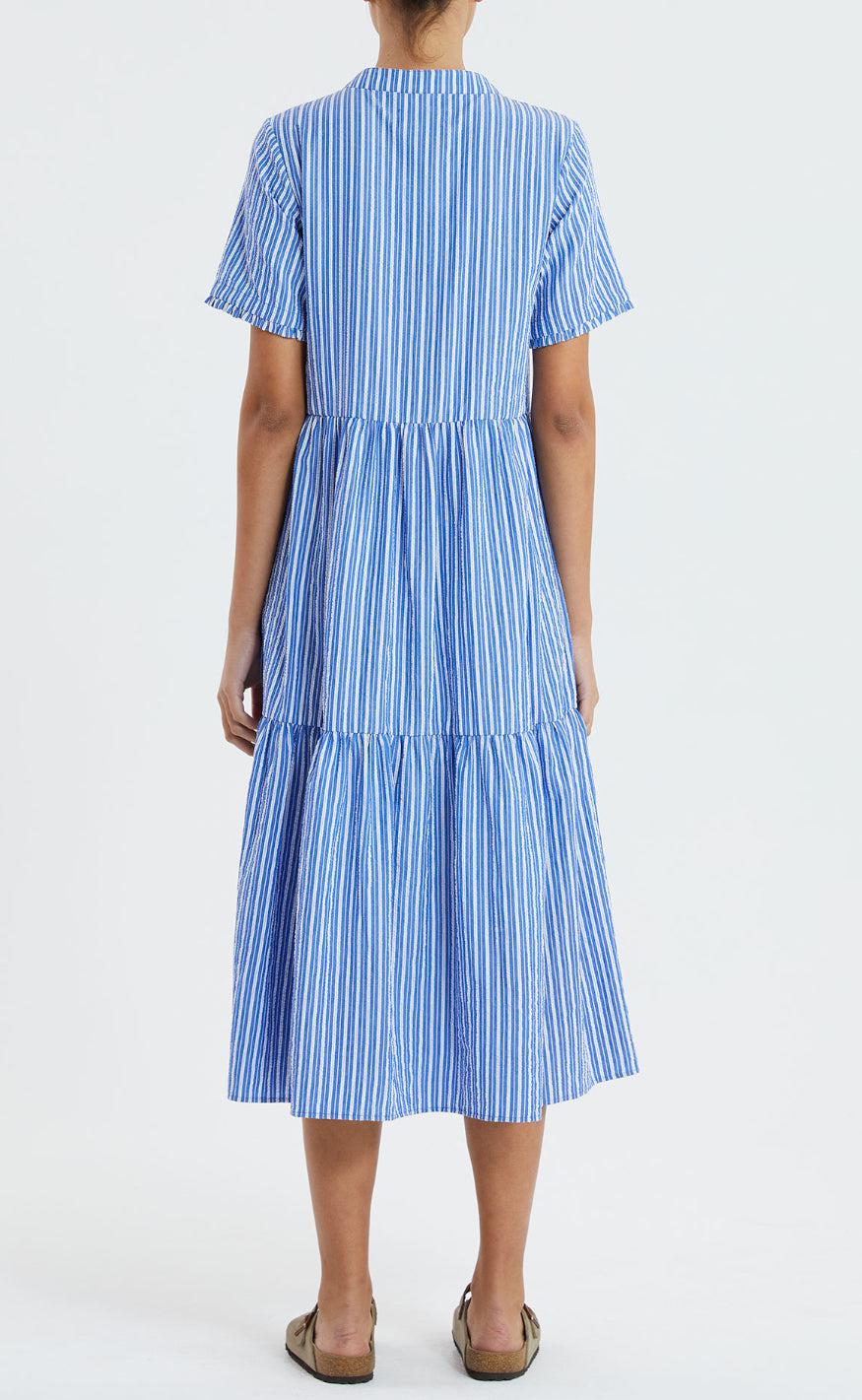 Lollys Laundry Kjole - Fie - Blue