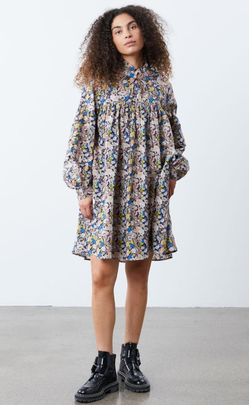 Lollys Laundry Kjole - Georgia - Flower Print