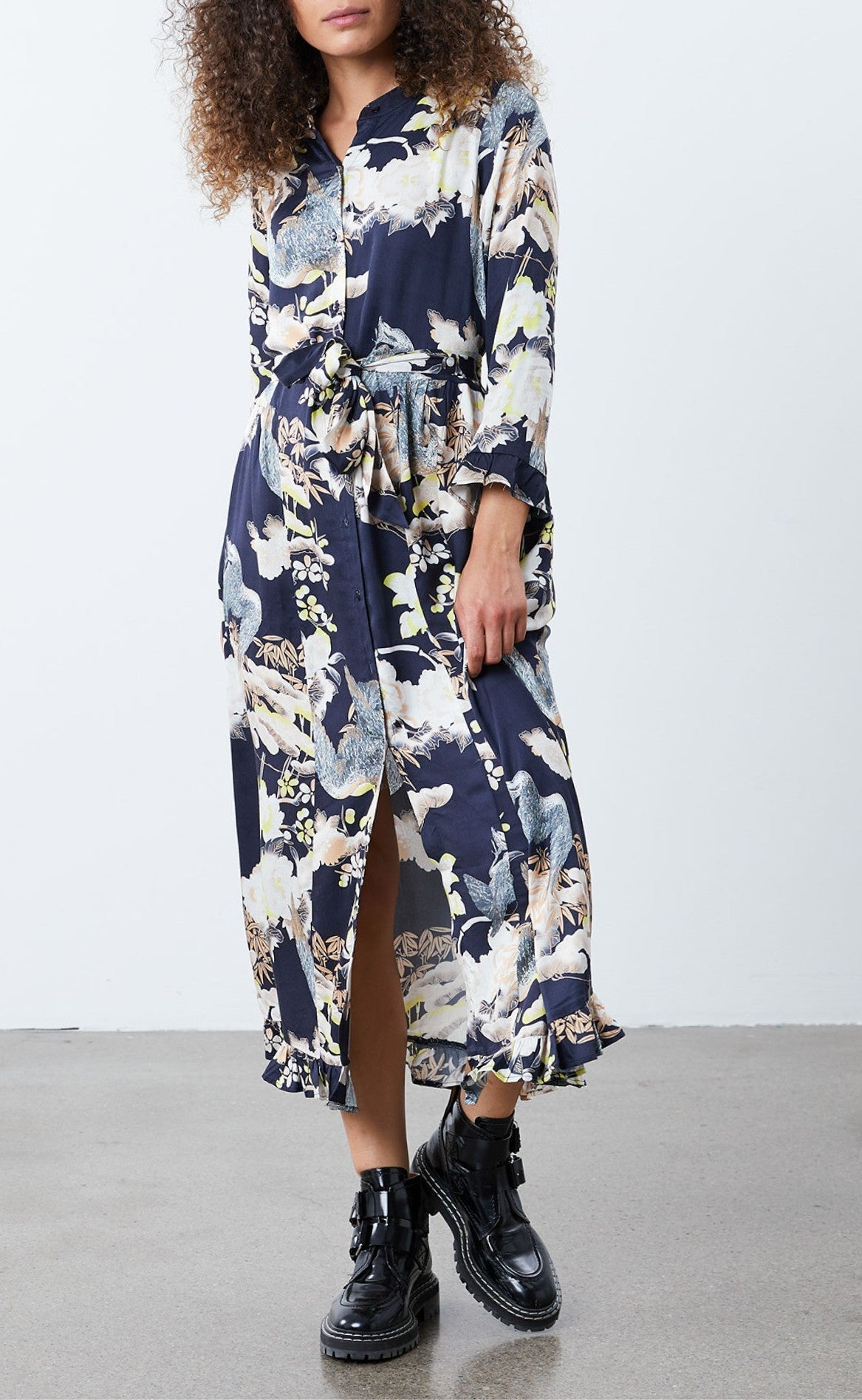 Lollys Laundry Kjole - Harper - Dark Navy