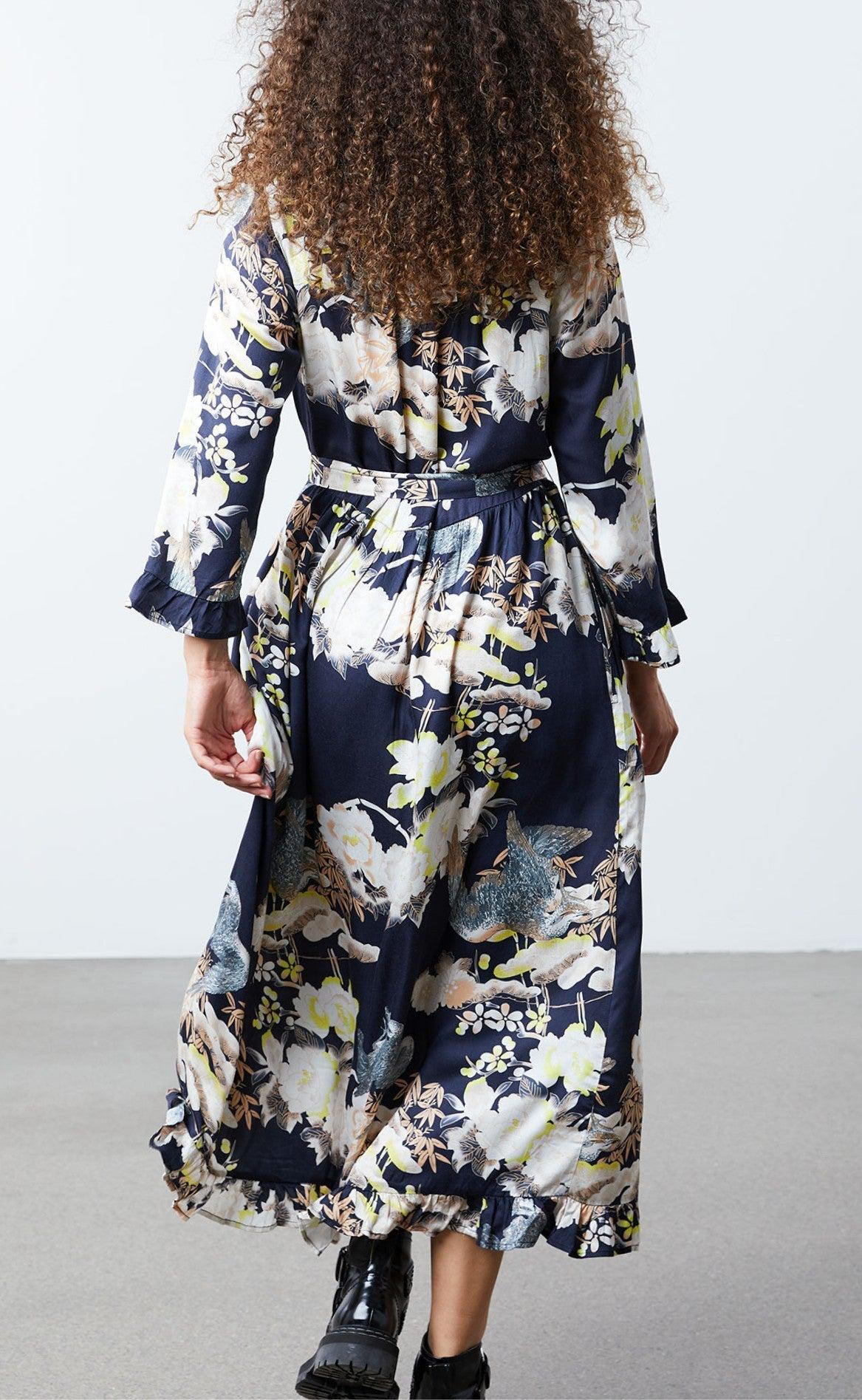 Lollys Laundry Kjole - Harper - Dark Navy