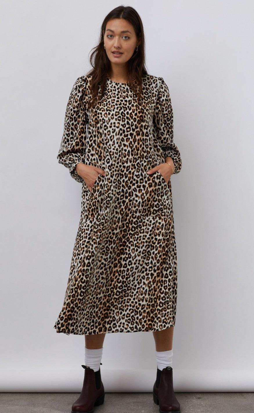 Lollys Laundry Kjole - Lucas - Leopard Print (Lucas)