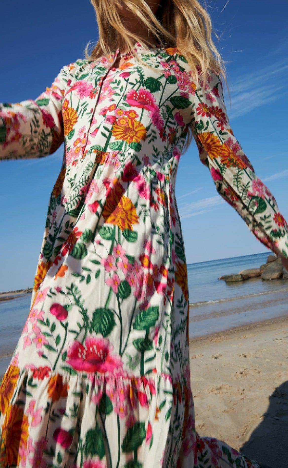 Lollys Laundry Kjole - Nee - Flower Print