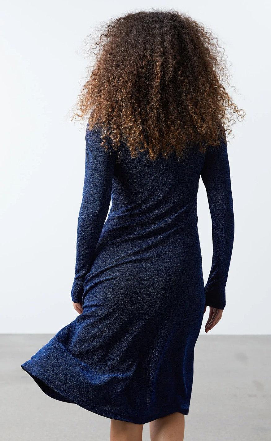 Lollys Laundry Kjole - Rosie - Dark Blue