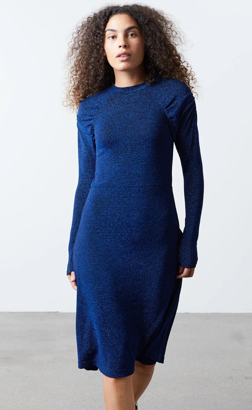Lollys Laundry Kjole - Rosie - Dark Blue