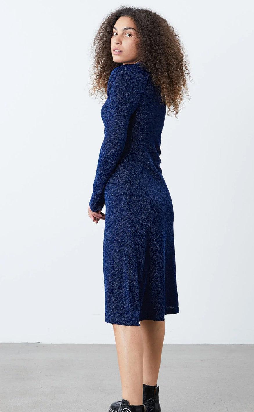 Lollys Laundry Kjole - Rosie - Dark Blue