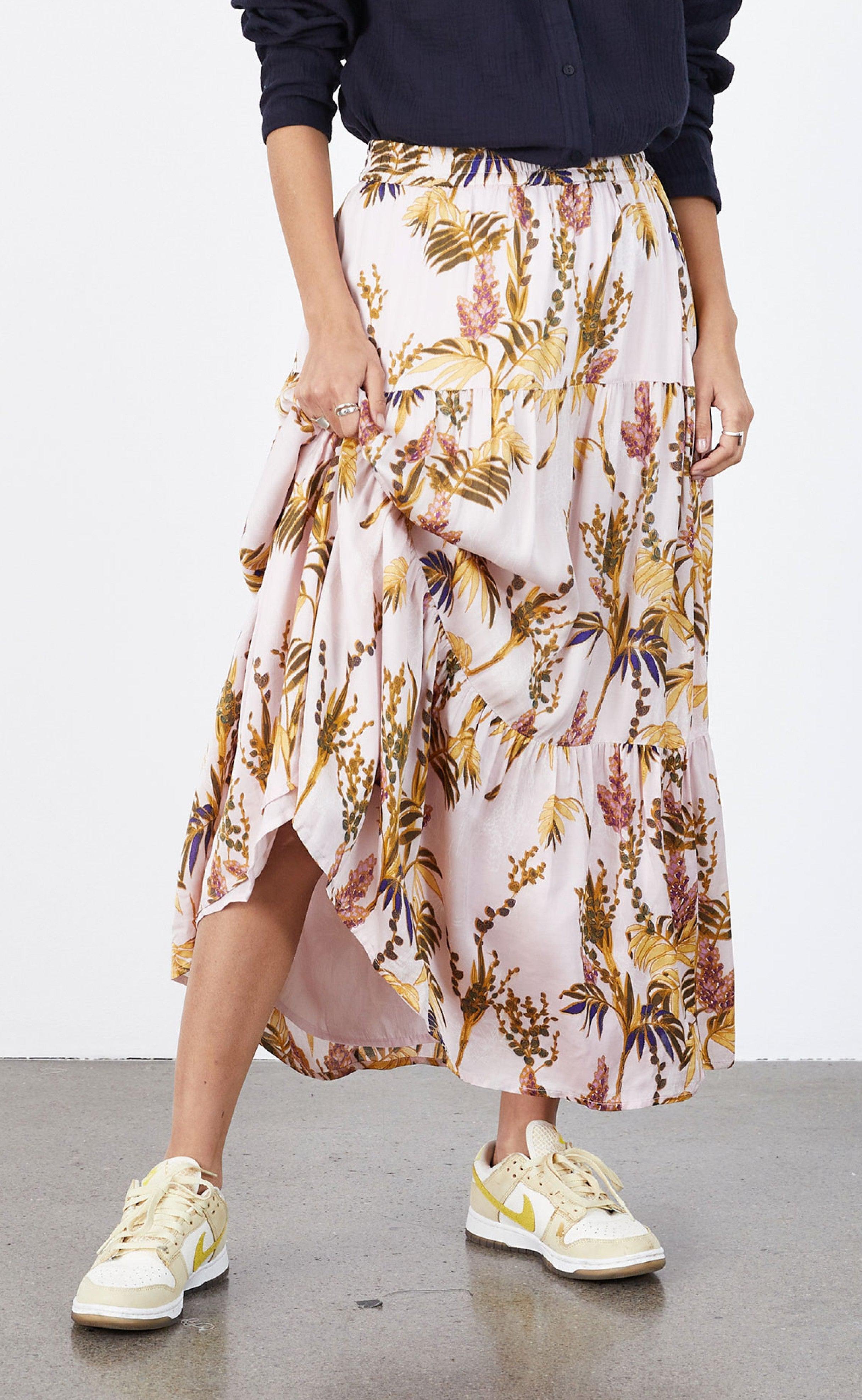 Lollys Laundry Nederdel - Bonny - Flower Print