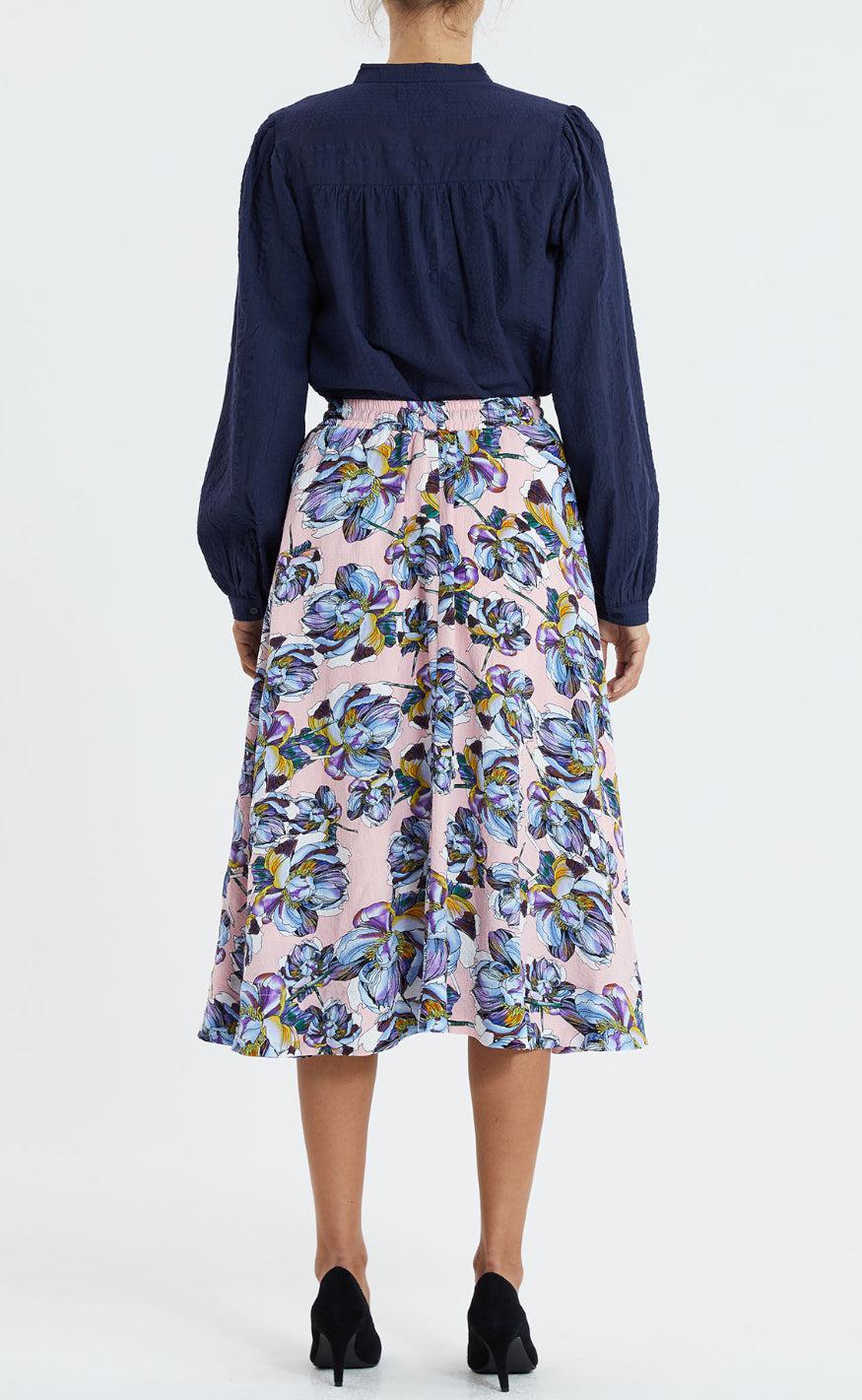 Lollys Laundry Nederdel - Bristol - Flower Print