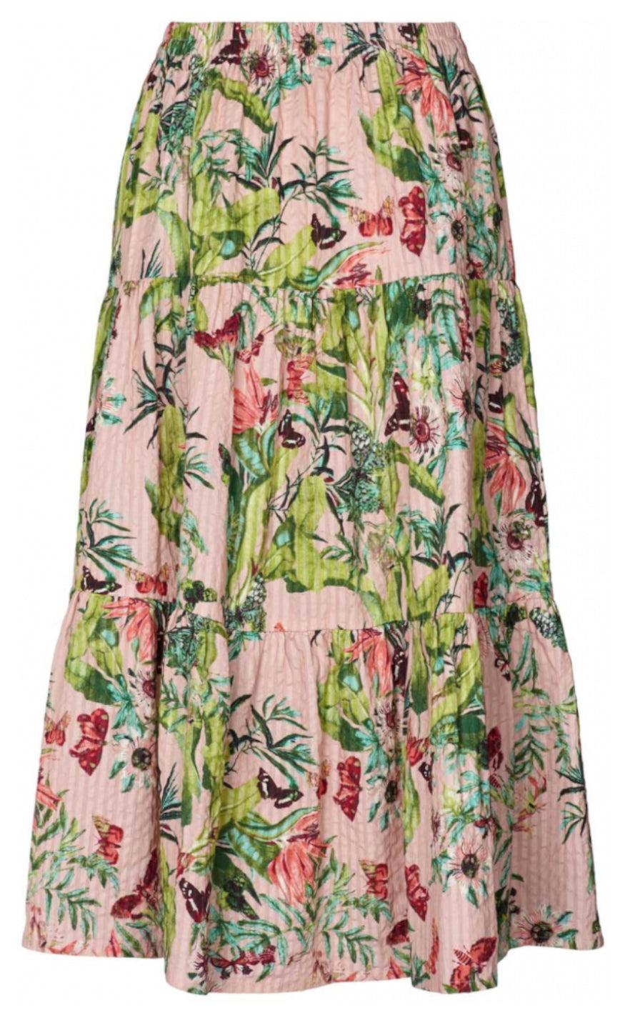 Lollys Laundry Nederdel - Morning - Flower Print