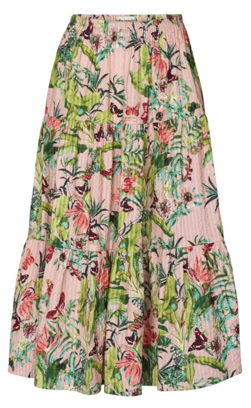 Lollys Laundry Nederdel - Morning - Flower Print